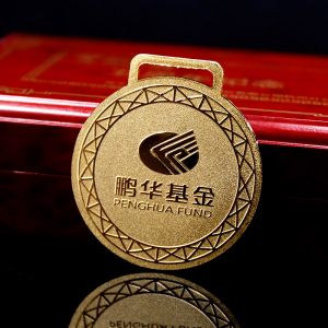 2017銷售基金表彰金牌 金幣金章定做